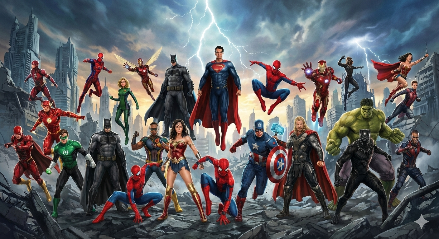 Super-Héros – Comics, Films, Séries et Produits Dérivés Marvel & DC