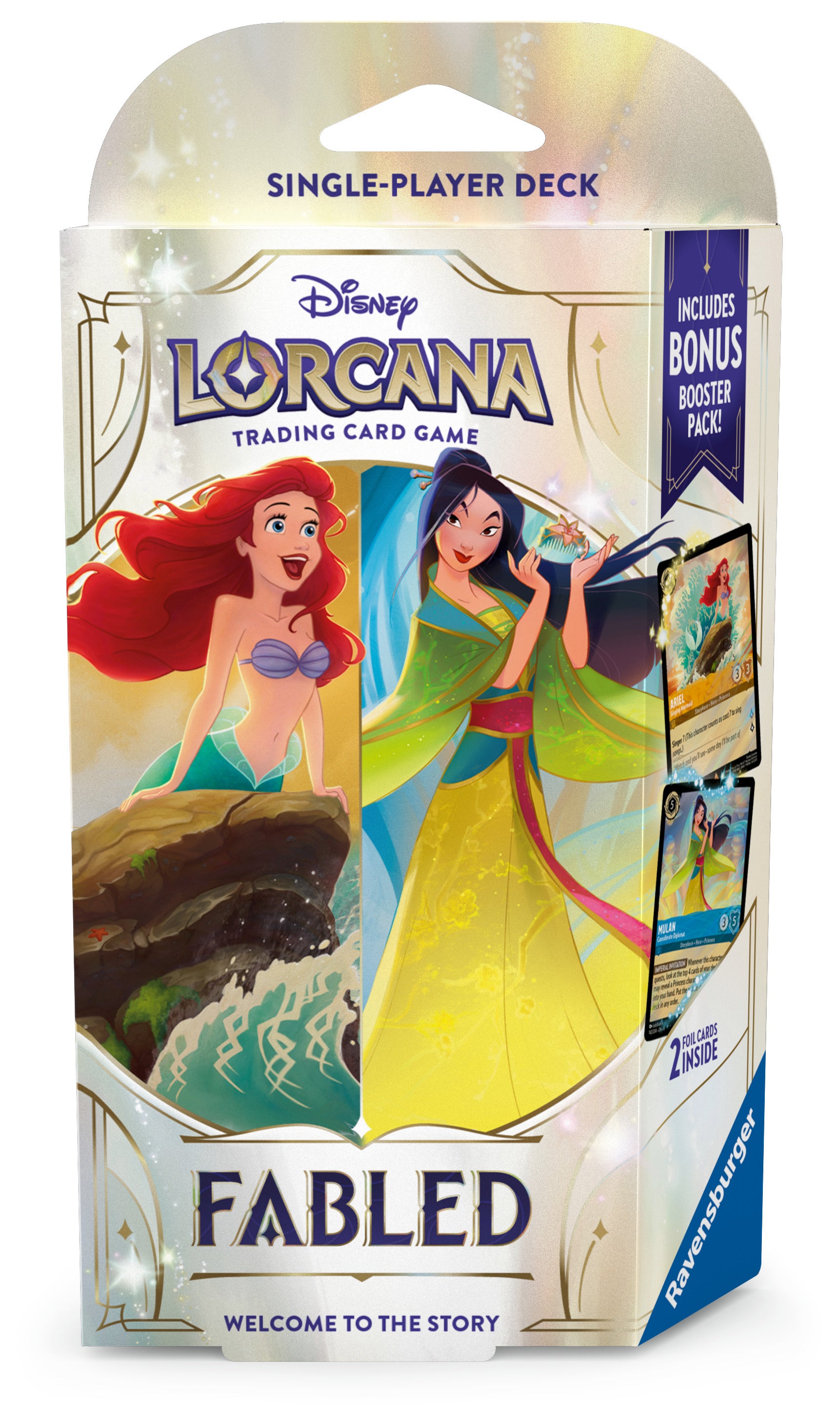 Disney Lorcana TCG: Fabled - Starter Deck Display (8 Decks)