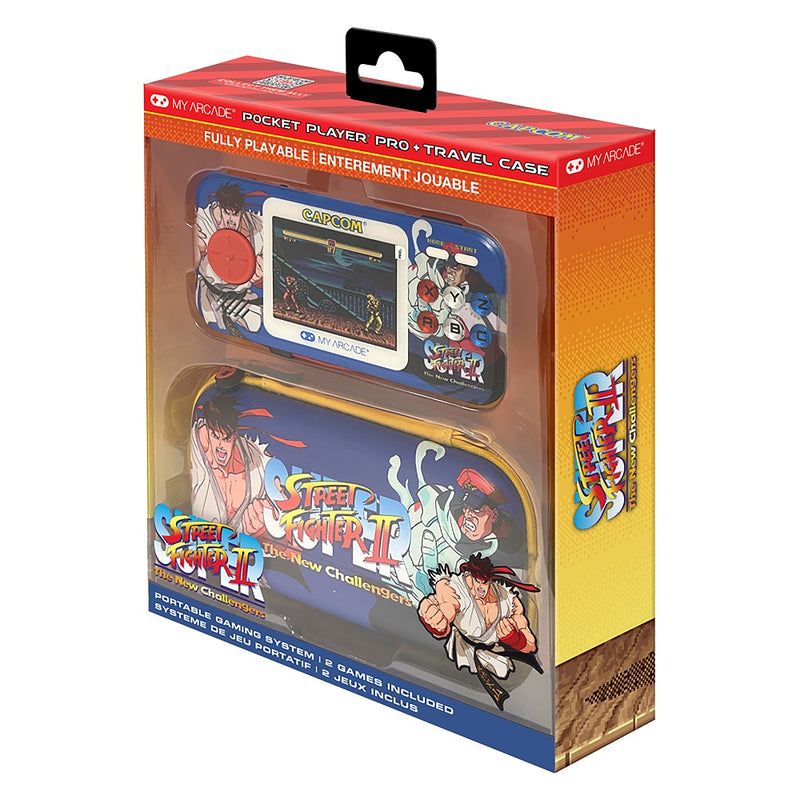 My Arcade - Pocket Player Pro Super Street Fighter II + housse de transport