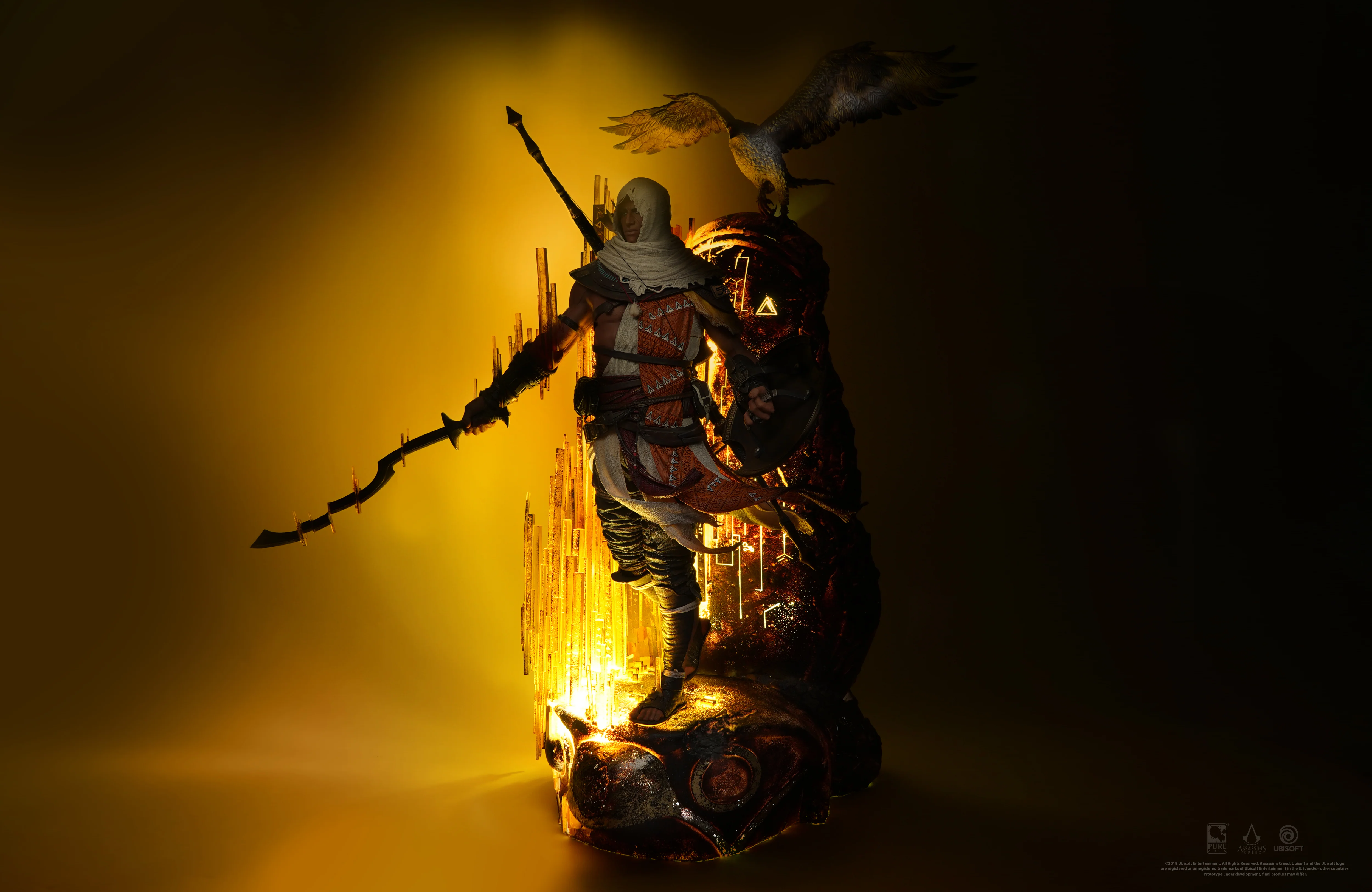 PureArts - 1:4 Scale Statues - Assassin's Creed - Animus Bayek Statue 69cm - flash vidéo