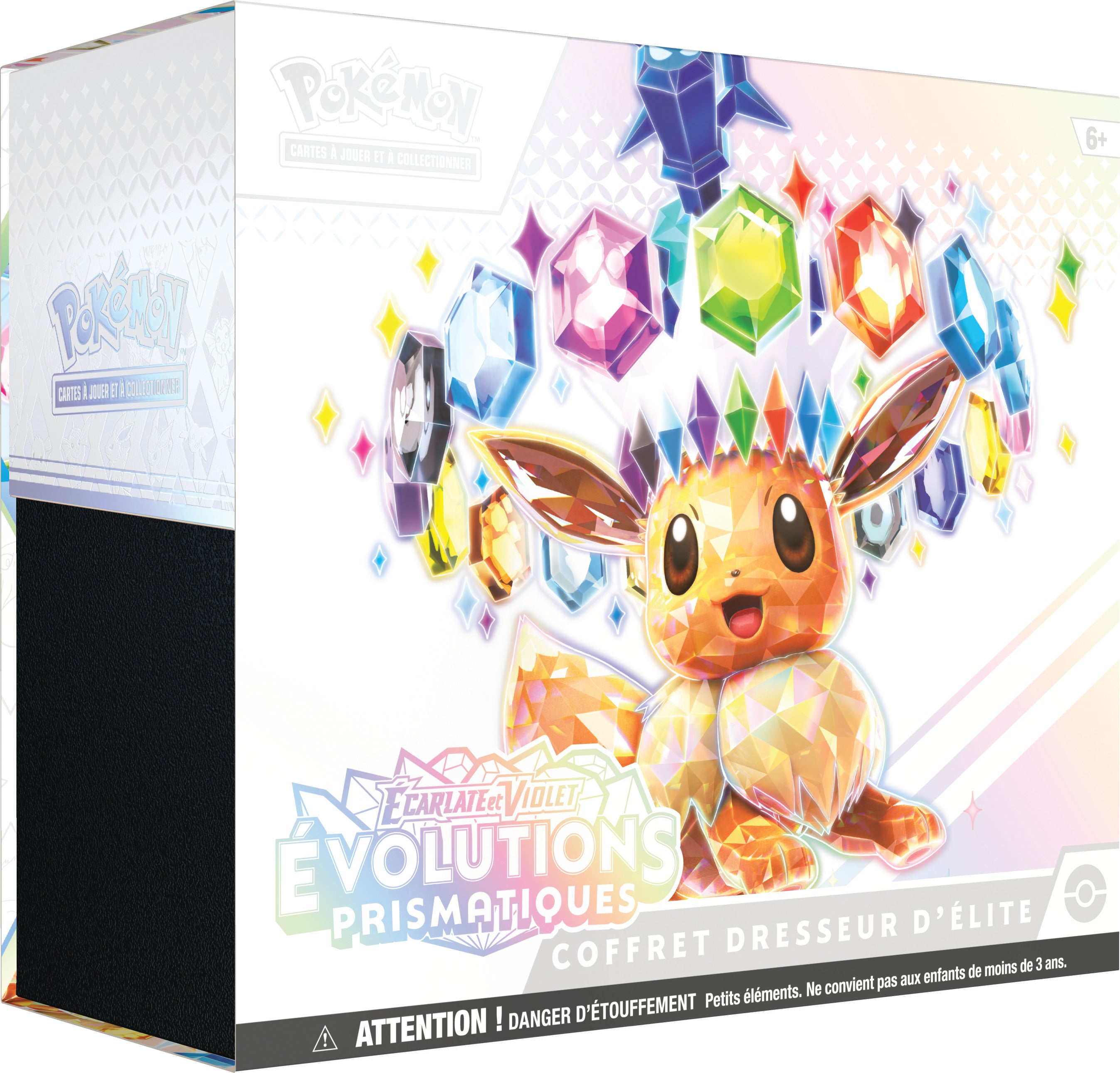 Pokémon JCC - Écarlate et Violet - Coffret Dresseur d'Élite EV 8.5 Évolutions Prismatiques - flash vidéo