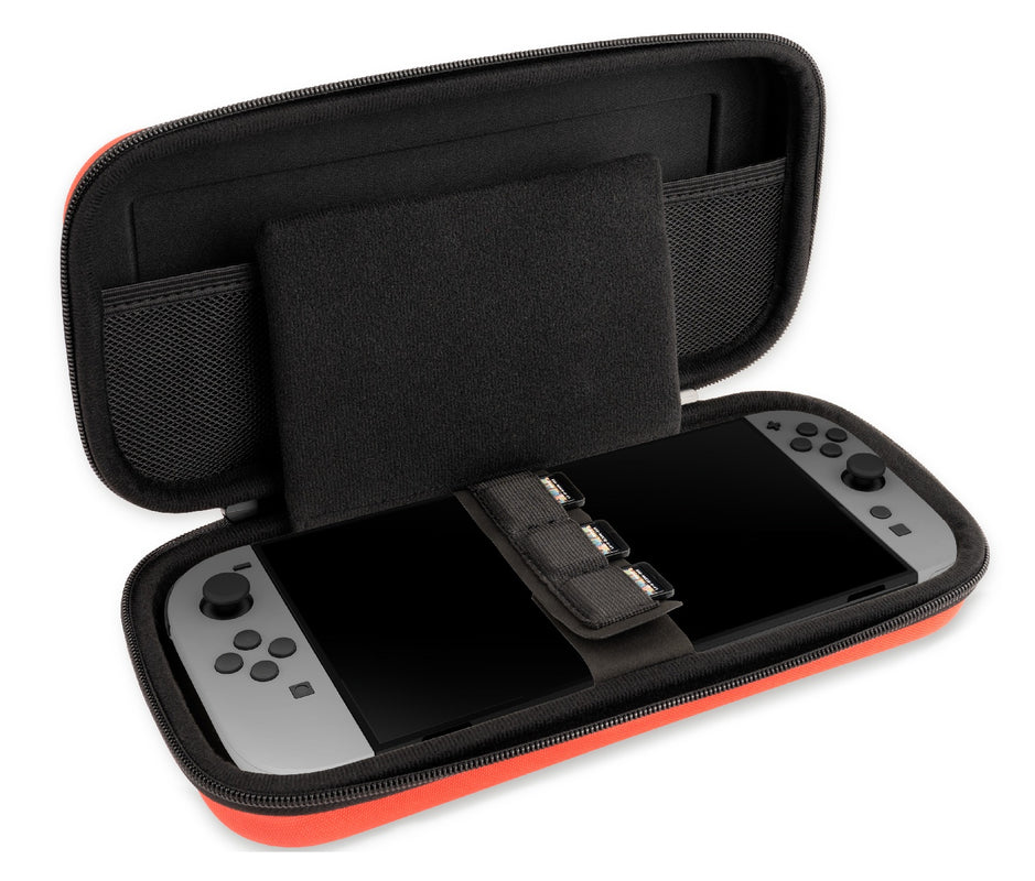 Pochette de transport rigide rouge pour Nintendo Switch 2