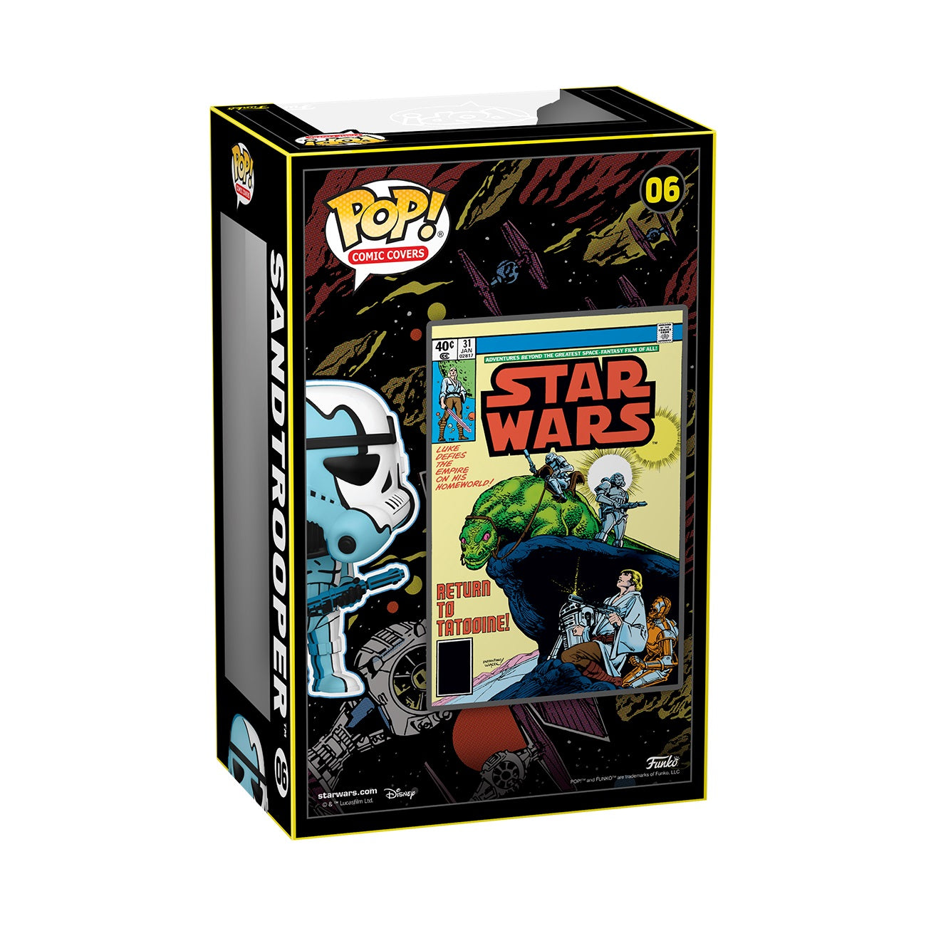 Funko Pop! Comic Cover: Star Wars - Sandtrooper (1977) #31 - flash vidéo