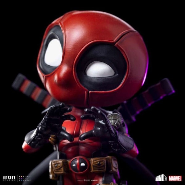 Iron Studios - MiniCo - Marvel - Deadpool Statue 15cm - flash vidéo