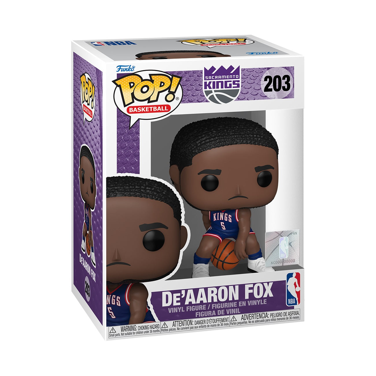 Funko Pop! NBA: Sacramento Kings - De'Aaron Fox (24-25 City Edition) - flash vidéo