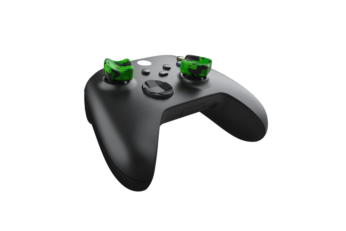 Gioteck - Reposes Pouce (Thumb Grips) Sniper Vert camouflage pour Xbox Series