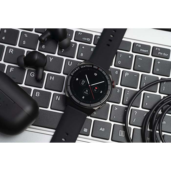 Abyx Fit - K2 - Montre connectée - Noire - flash vidéo
