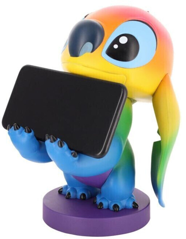 Cable Guys - Disney - Lilo et Stitch - Stitch arc-en-ciel Support Chargeur pour Téléphone et Manette