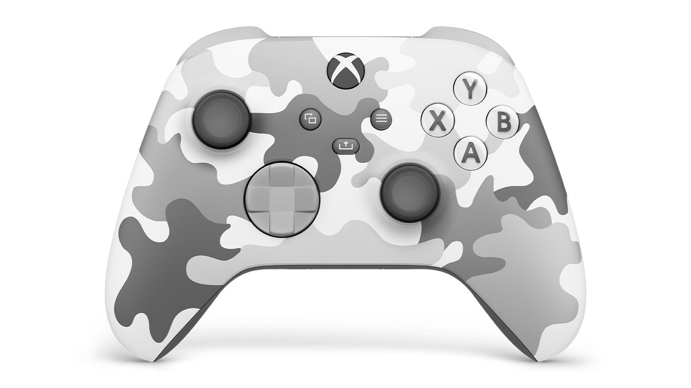 Manette sans fil Xbox Arctic Camo Special Edition pour Xbox Series X|S, Xbox One, Windows 10 et Mobile - flash vidéo