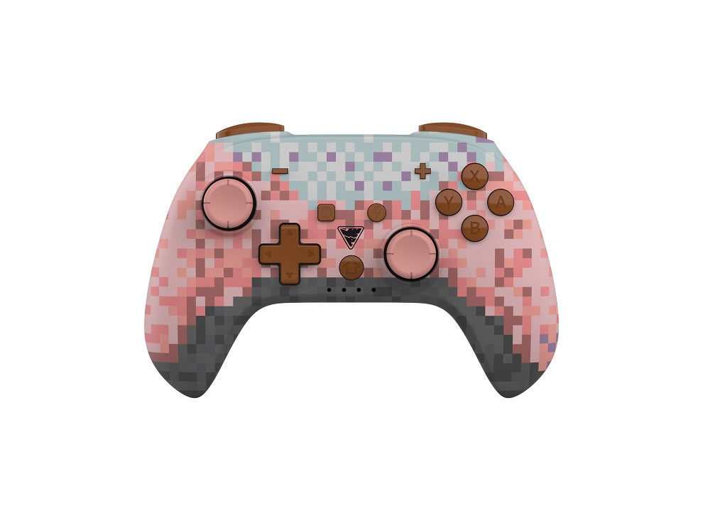 DragonShock - Manette compacte sans fil Bluetooth PopTop Cube Rose pour Switch et Switch OLED