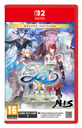 Ys X: Proud Nordics - Deluxe Edition - Game-key Card