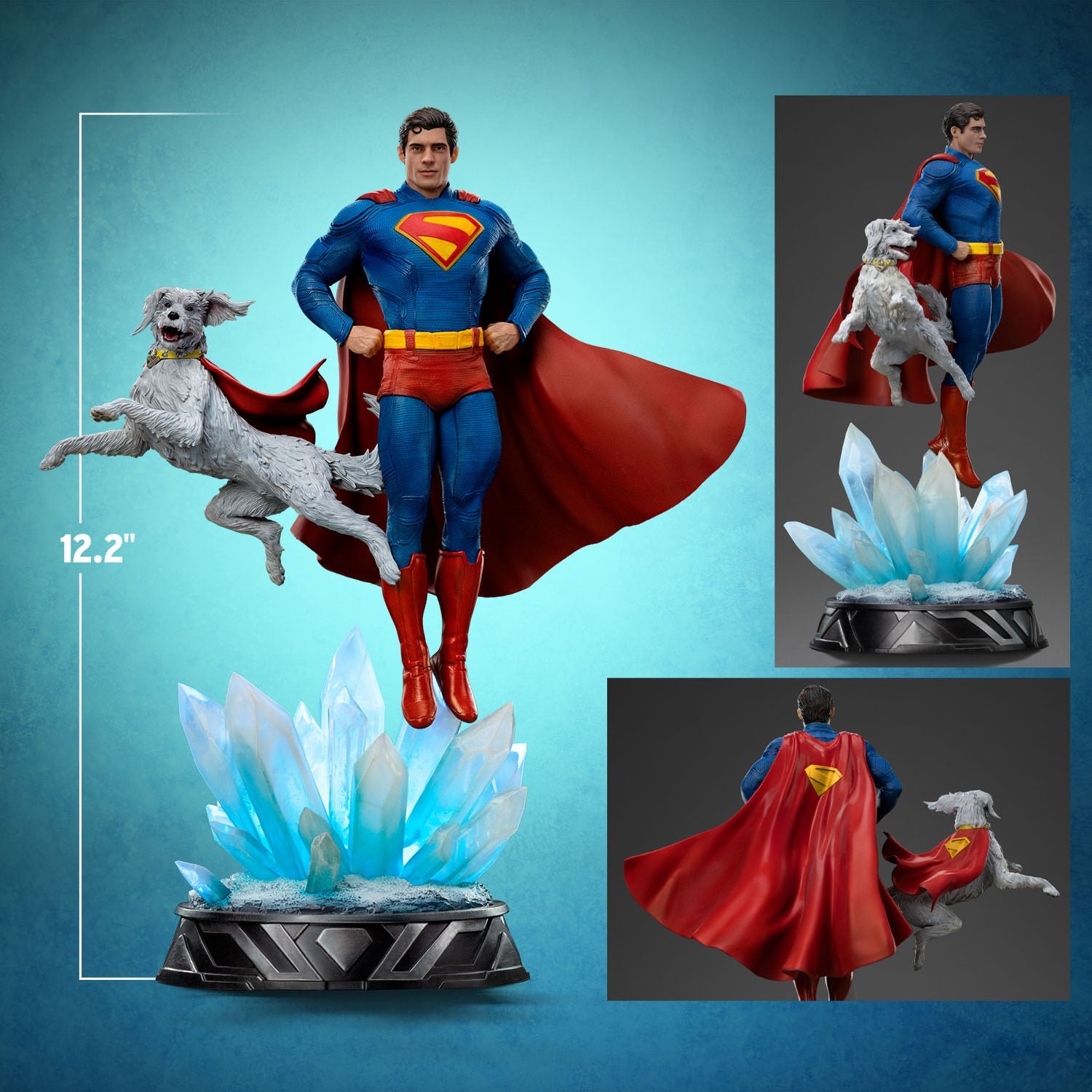 Iron Studios - Art Scale 1/10 - DC Comics - Superman (2025) - Superman et Krypto Statue 31cm
