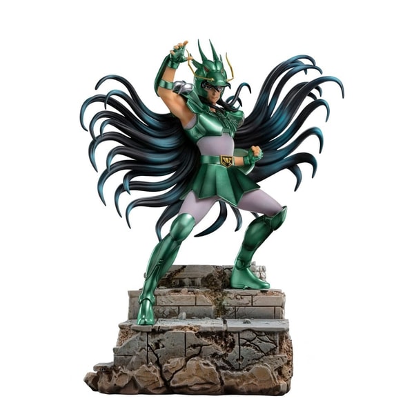 Iron Studios - Art Scale 1/10 - Saint Seiya - Dragon Shiryu Statue 24cm - flash vidéo