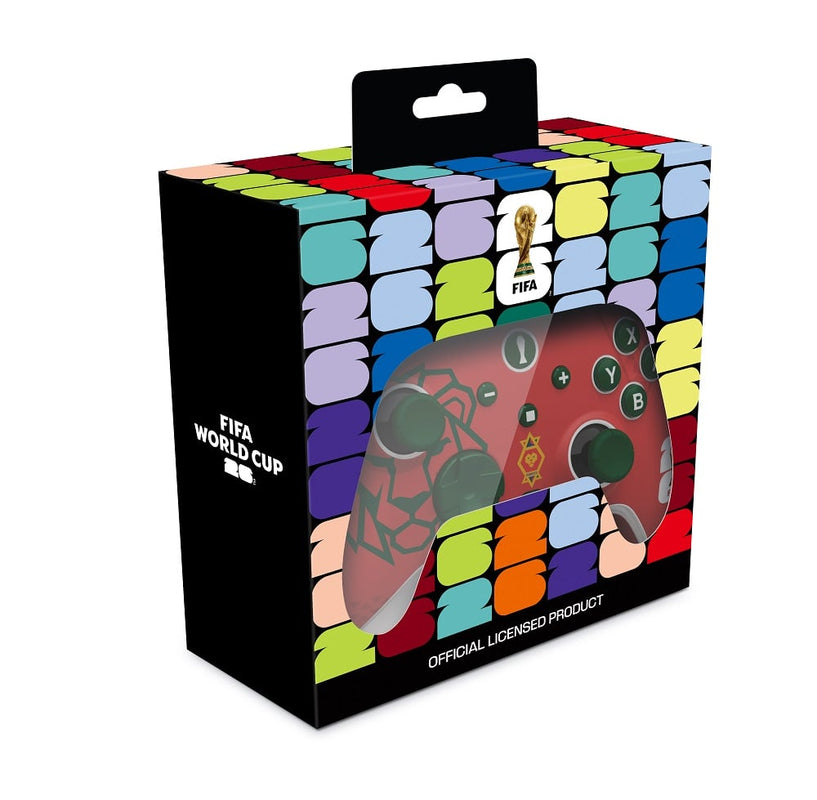 FIFA WorldCup 26 - AURORA+ Manette sans fil Maroc pour Switch, Switch 2, PC, Android et IOS