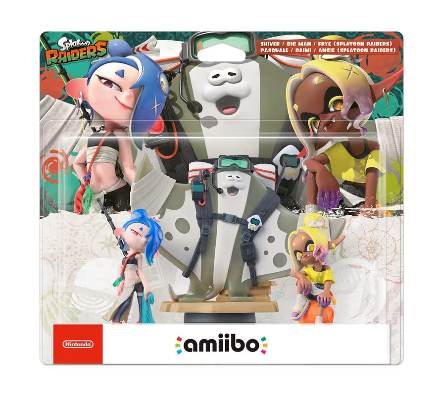 Pack triple Amiibo Splatoon Raiders : Pasquale, Raimi et Angie (Splatoon Raiders)