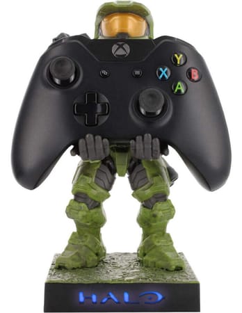 Cable Guys - Halo Infinite - Master Chief Support Chargeur pour Téléphone et Manette - flash vidéo