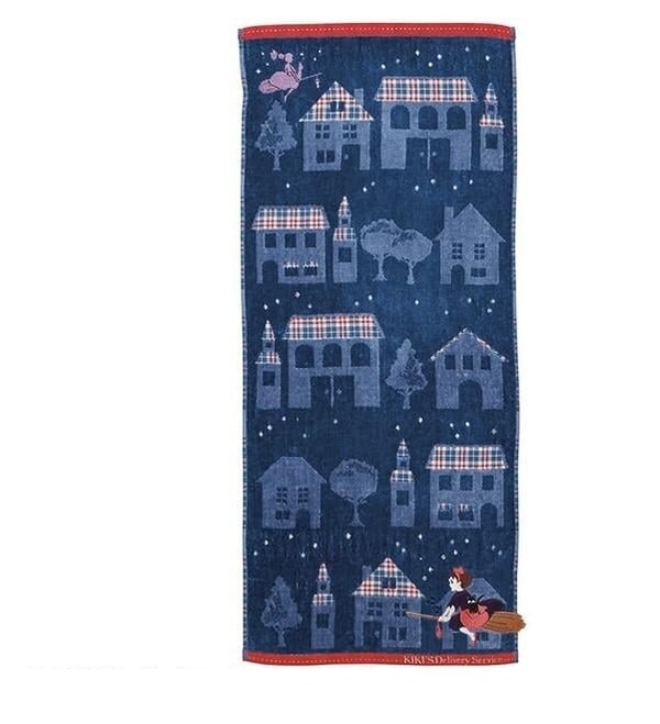 Ghibli - Kiki la petite sorcière - Serviette La Nuit du Départ 34x80cm - flash vidéo