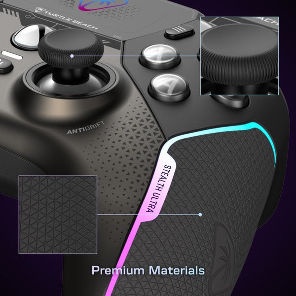 Turtle Beach - Manette de jeu sans fil Bluetooth Stealth Ultra pour Xbox Series X|S, Xbox One et Windows 10/11 - flash vidéo