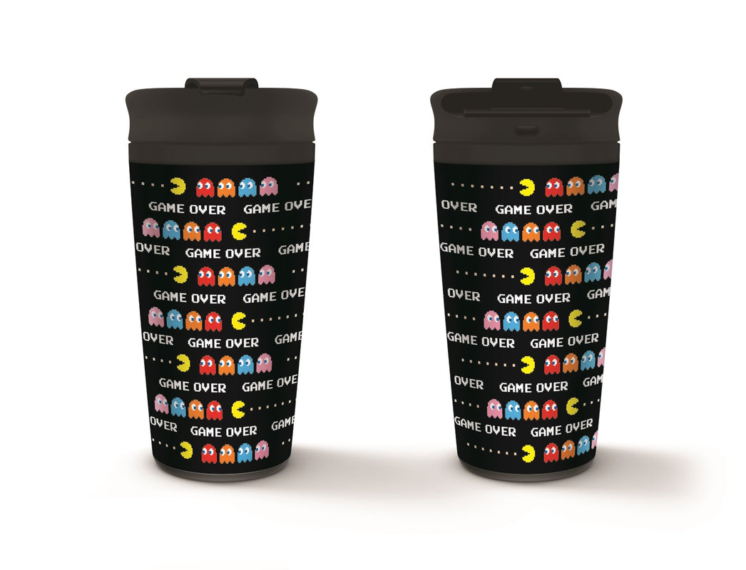 Pac-Man - Mug de voyage Pac-Man (Game Over) en métal 450ml
