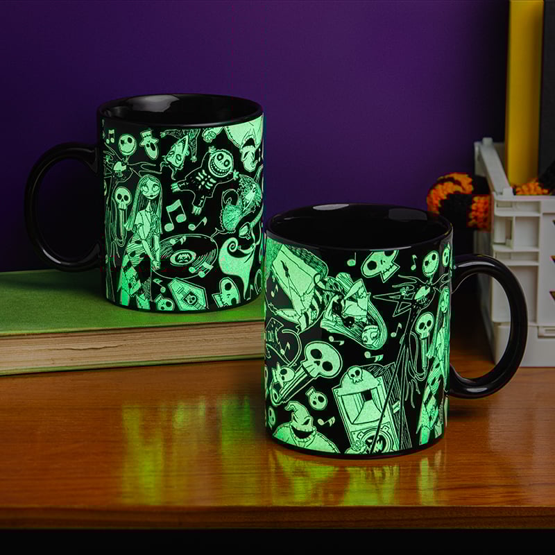 L'Étrange Noël de monsieur Jack - Mug XL Glow in the Dark - flash vidéo