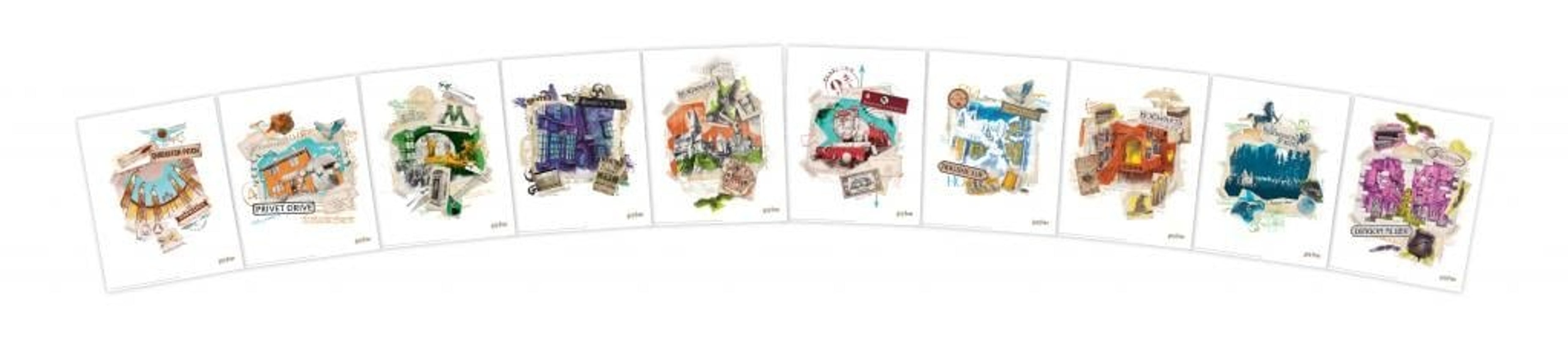 Harry Potter - Set de Lithographie Édition Limitée