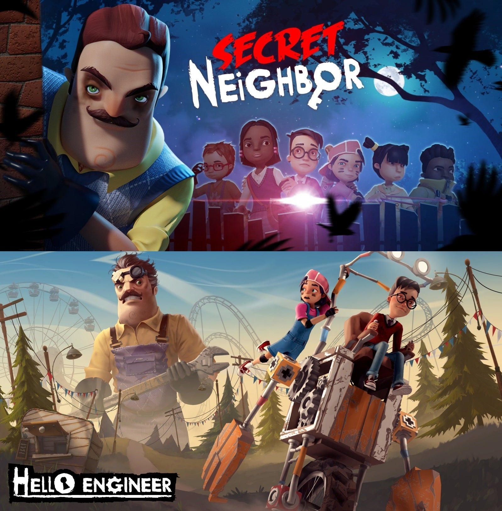 Secret Neighbor + Hello Engineer - The Neighborhood Bundle - flash vidéo