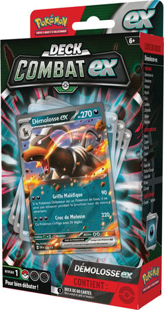 Pokémon JCC - Deck Combat Melmetal-ex ou Démolosse-ex (1x deck aléatoire) - flash vidéo