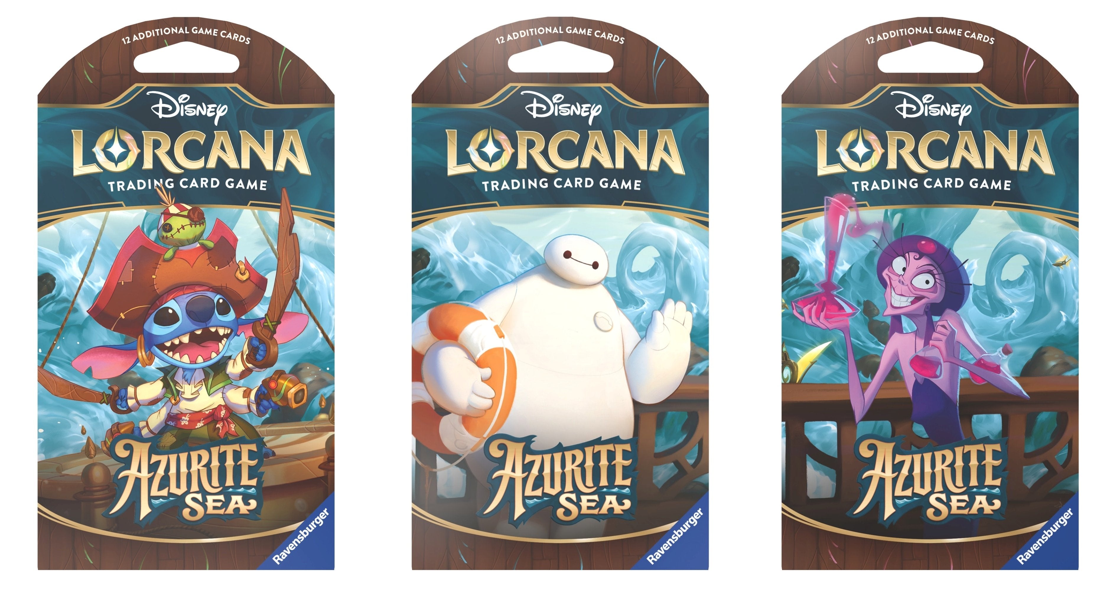 Disney Lorcana TCG: Azurite Sea - Blister Booster (1x random cardboard blister) - flash vidéo
