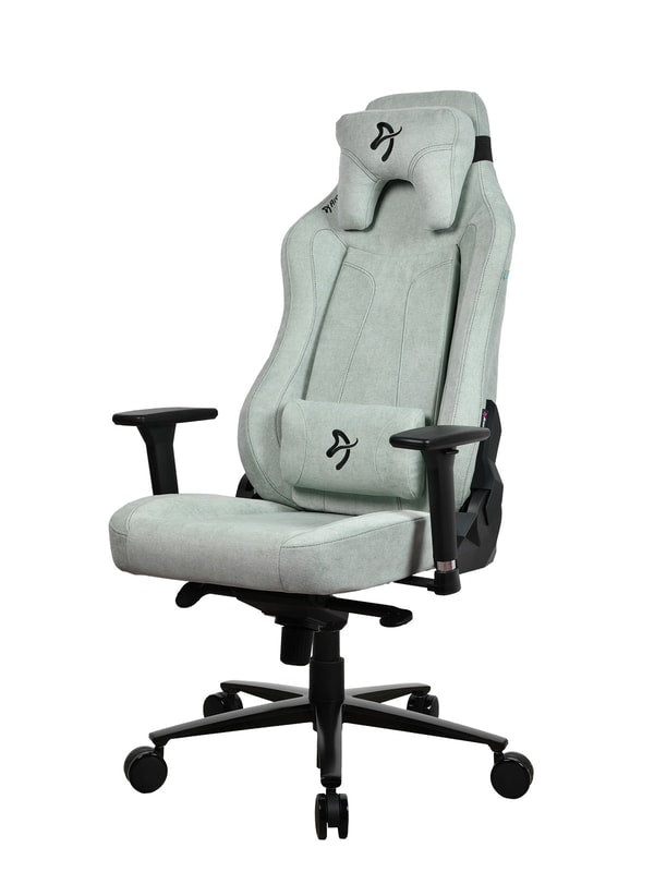 Arozzi Vernazza - Chaise Gaming en tissu souple - Vert Nacré - flash vidéo