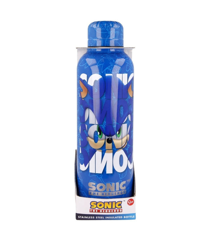 Stor - Sonic the Hedgehog - Bouteille Isotherme en Acier Inoxydable "Sonic" 515ml