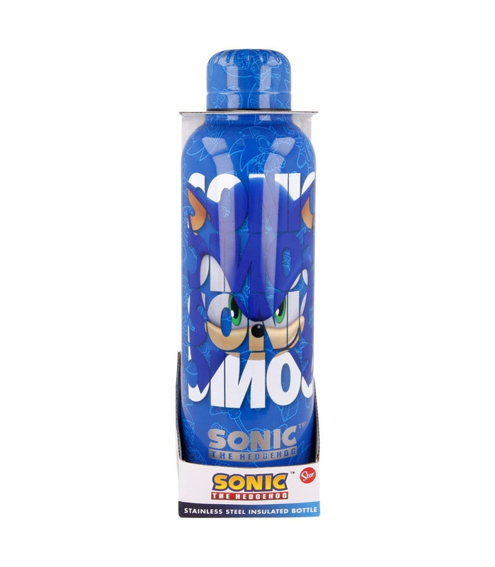 Stor - Sonic the Hedgehog - Bouteille Isotherme en Acier Inoxydable "Sonic" 515ml