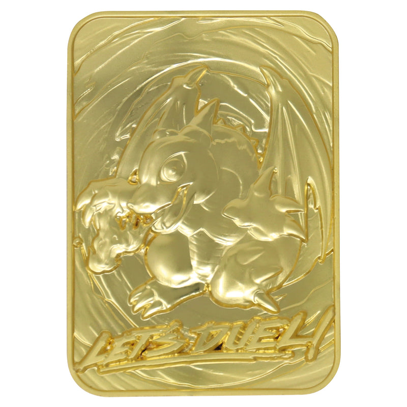Yu-Gi-Oh! - Lingot Plaqué Or 24 Carats "Bébé Dragon" en Édition Limitée