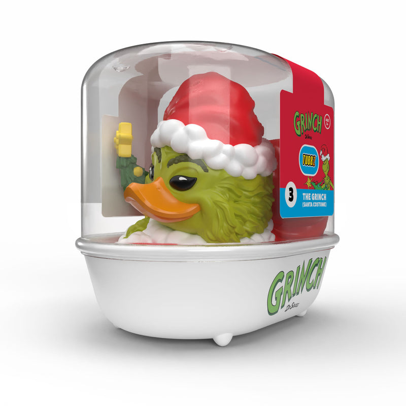 Numskull - TUBBZ Canard de bain - Dr. Seuss - Le Grinch (Tenue de Père Noël) (Première Édition) - 9cm