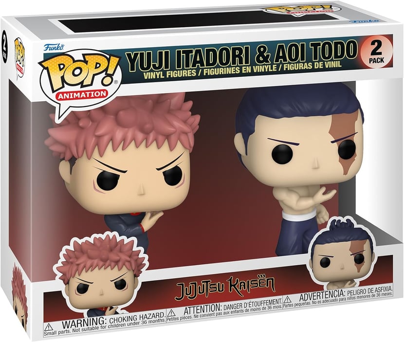 Funko Pop! Animation: Jujutsu Kaisen 2PK - Yuji Itadori & Aoi Todo - flash vidéo