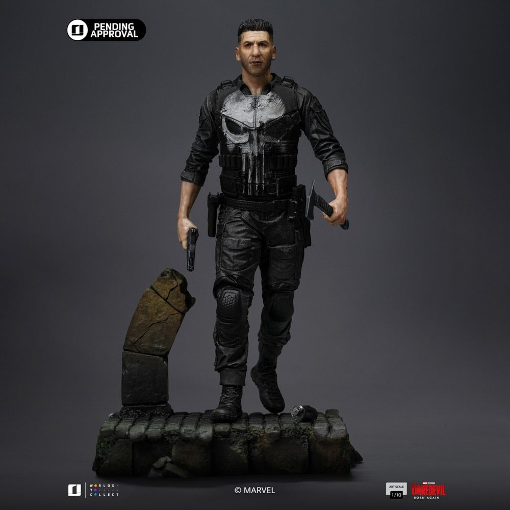 Iron Studios - Art Scale 1/10 - Marvel - Daredevil: Born Again - Punisher Statue 21cm