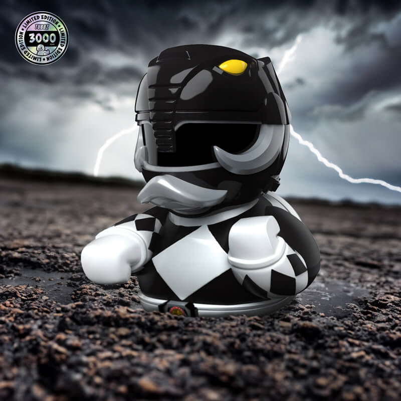TUBBZ Canard de bain - Mighty Morphin Power Rangers - Ranger Noir (Première Édition)