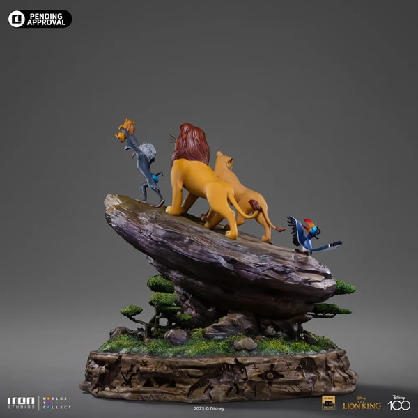 Iron Studios - Deluxe Art Scale 1/10 - Disney Classics - Le Roi Lion Statue 34cm - flash vidéo