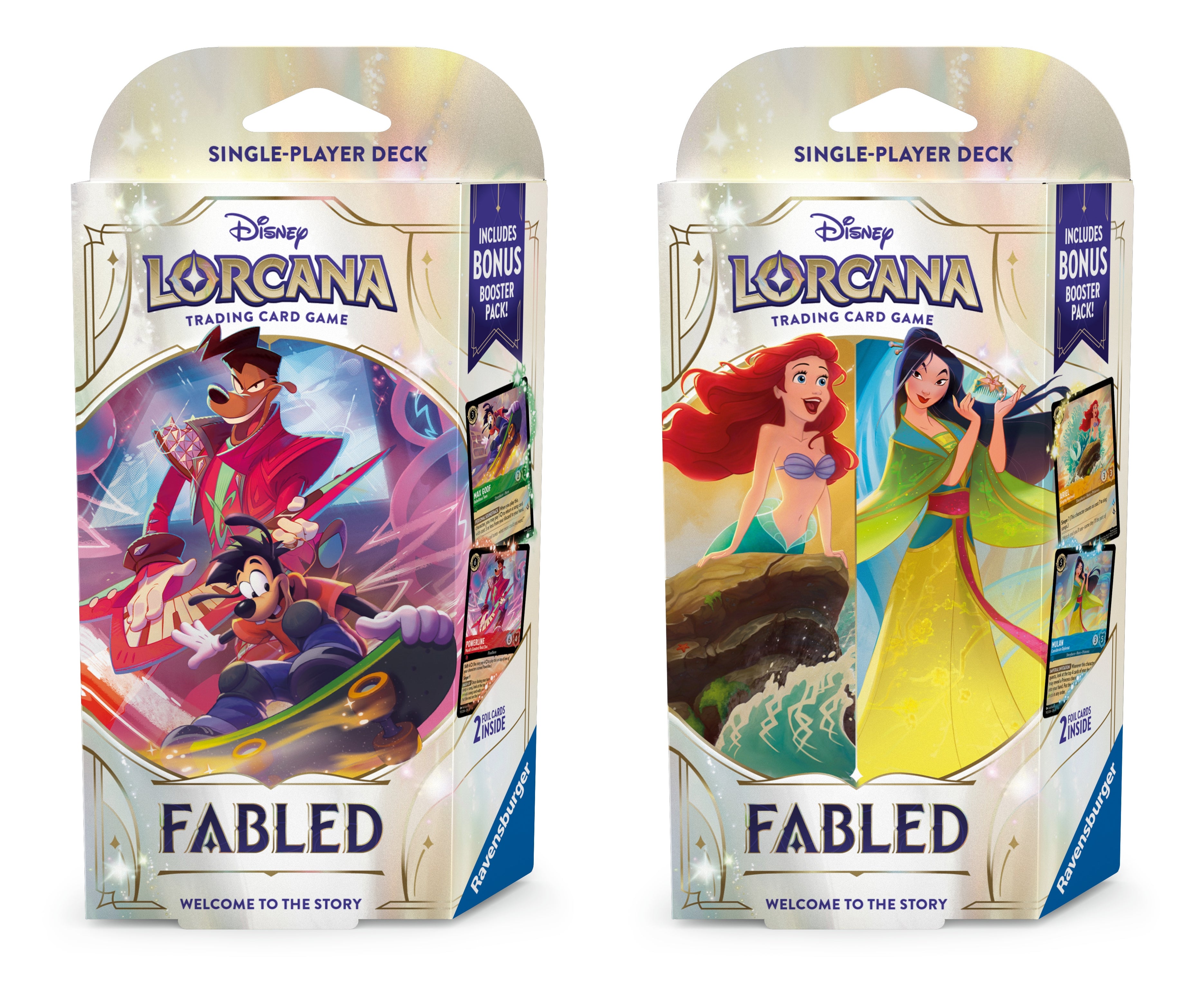Disney Lorcana TCG: Fabled - Starter Deck Display (8 Decks)