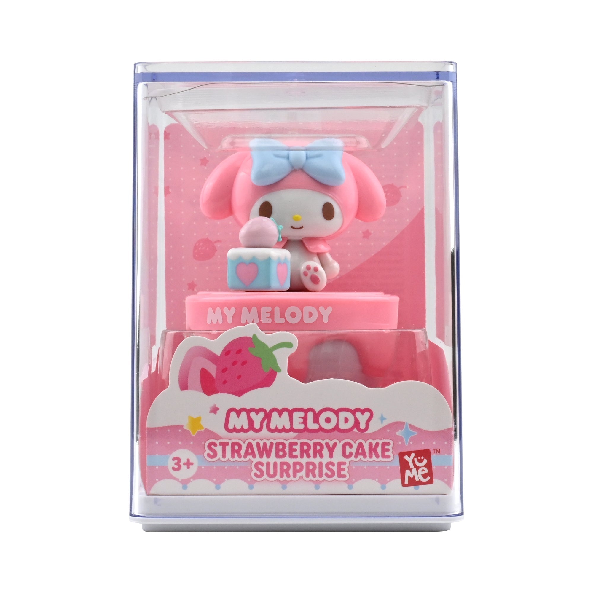 YuMe Hello Kitty and Friends Strawberry Cake Surprise - Display de mini figurines capsules (12 unités)