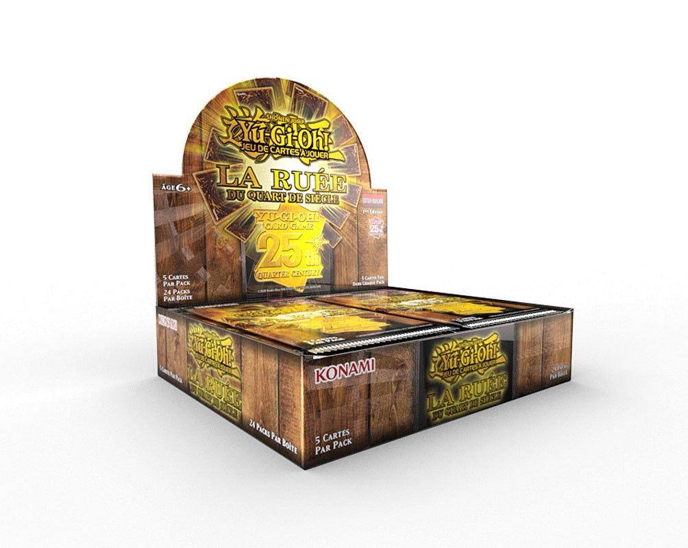 Yu-Gi-Oh! JCC - Display de Pack de Booster La Ruée du Quart de Siècle (24 Boosters) - flash vidéo