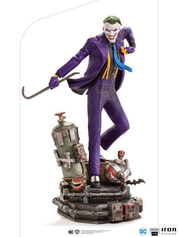 Iron Studios - Arts Scale 1/10 - DC Comics - The Joker Statue 23cm - flash vidéo