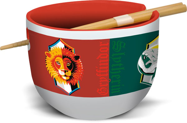 Harry Potter - Bol à ramen avec baguettes Maisons de Poudlard - flash vidéo