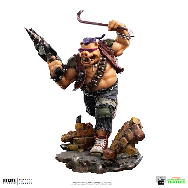 Iron Studios - BDS Arts Scale 1/10 - DC Comics - Teenage Mutant Ninja Turtles - Bebop Statue 23cm - flash vidéo
