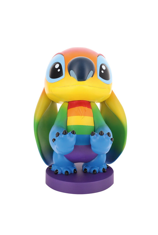Cable Guys - Disney - Lilo et Stitch - Stitch arc-en-ciel Support Chargeur pour Téléphone et Manette