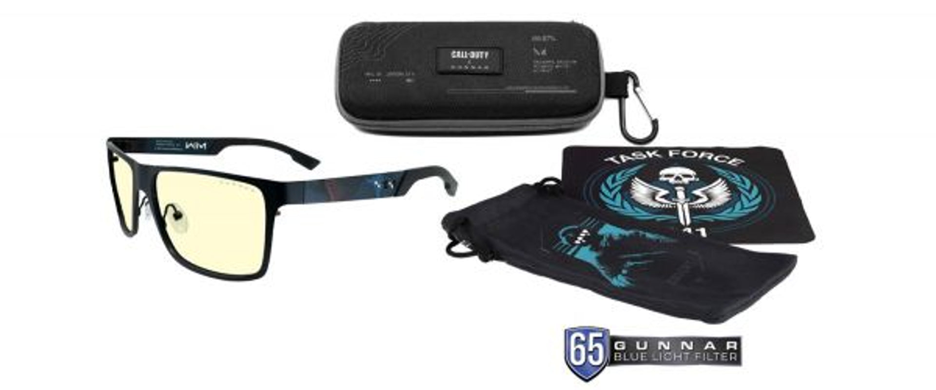 Gunnar - Lunettes gaming anti-lumière bleue Call of Duty Covert Édition