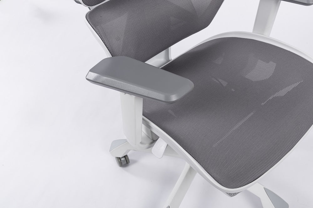 TGIF Gaming - Chaise de bureau ergonomique avec accoudoir 6D ACE Home Blanche