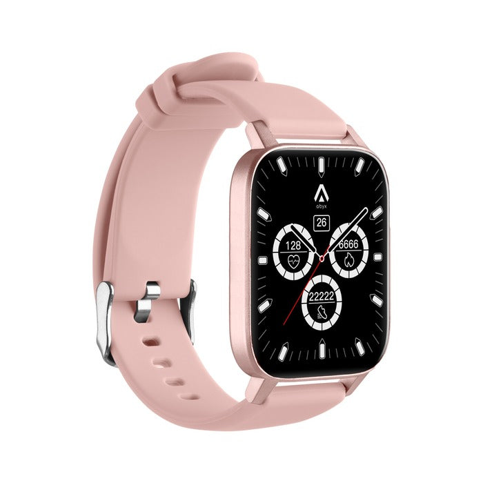 Abyx Fit - Ozone Lite - Montre connectée - Poudre de rose - flash vidéo