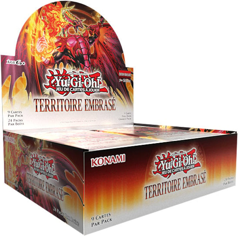 Yu-Gi-Oh! JCC - Display de Pack de Booster Territoire Embrasé (24 Boosters)