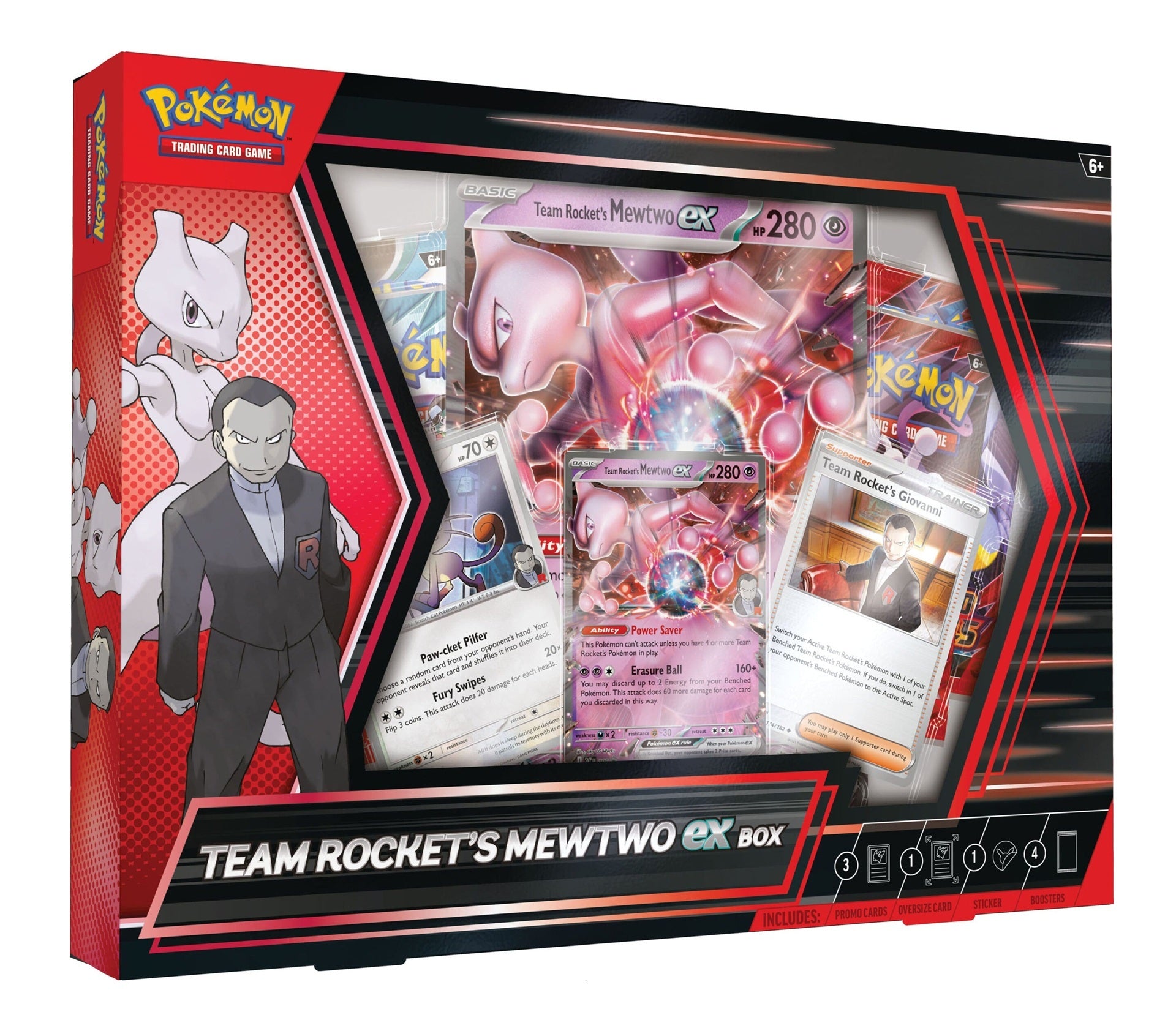 Pokémon TCG: Team Rocket's Mewtwo ex Box