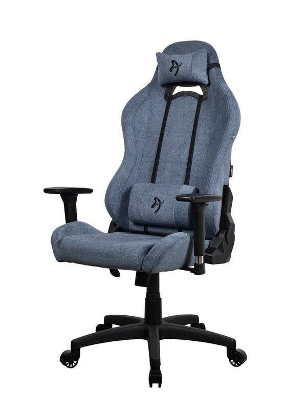 Arozzi Torretta - Chaise Gaming en tissu souple - Bleu V2 - flash vidéo